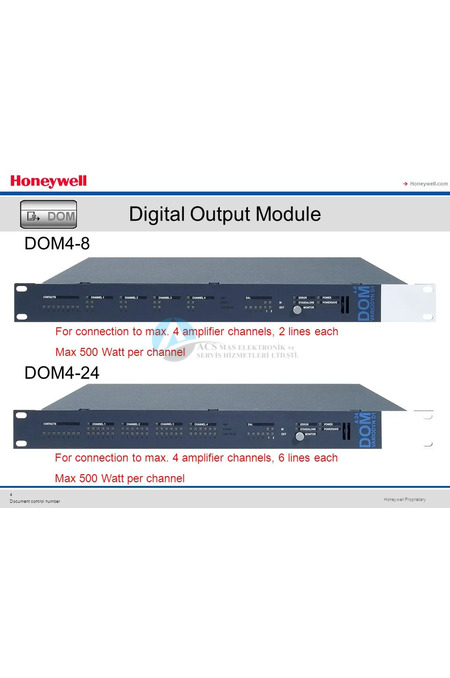 583361.22 Dijital Cıkış Modülü DOM4-8, AV Digital, Esser by Honeywell